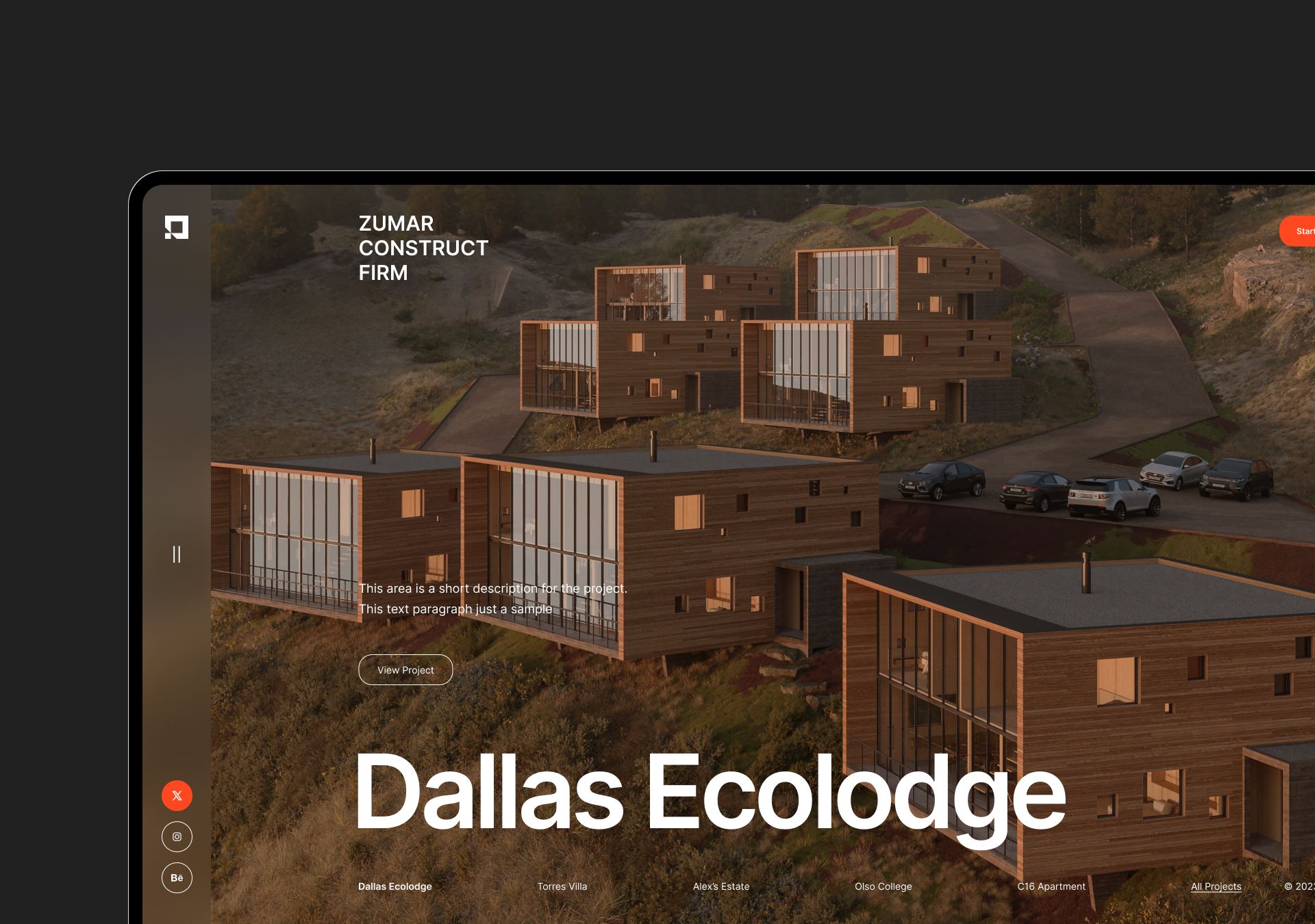 Portfolio project screenshot